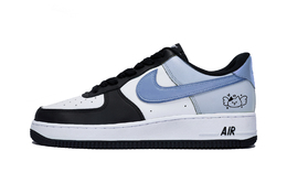 Nike Кроссовки Air Force 1 Puppy Fragment Low Top для скейтбординга, мужские, белые, синие dv0788-001(team85-双翮海盐) | white