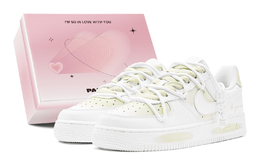 Nike Кроссовки Air Force 1 Lemon Story Low Top для скейтбординга, мужские, светло-желтые cw2288-111(teams-柠檬物语男s-box) | light yellow
