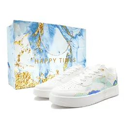 Anta Комфортные, нескользящие, амортизирующие, износостойкие, низкие кроссовки для скейтбординга, мужские, белые, синие 912518001q-2(team537-锦绣山河lk蓝) | white blue