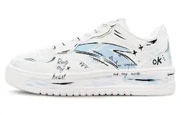 Anta Комфортные противоскользящие амортизирующие низкие кроссовки для скейтбординга, мужские, белые, синие 912418001q-2(team771-伪艺术家） | white blue