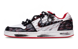 Nike Низкие противоскользящие кроссовки для скейтбординга EBERNON Crimson Moon, мужские, черные, красные, белые aq1774-101(team691-腥红之月) | black red white