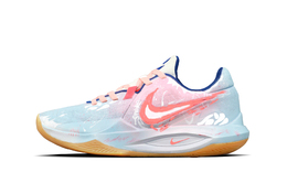 Nike Баскетбольные кроссовки Precision 6, низкие, мужские, синие, розовые hv1796-141(team766-蛇境之界) | sky blue