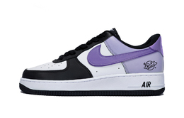 Nike Кроссовки Air Force 1 Sparkling Taro с низким верхом для скейтборда, мужские, белые, фиолетовые dv0788-001(team85-璀璨香芋) | white purple