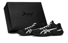 Asics Баскетбольные кроссовки GELBURST 28, низкие, мужские, белые 1063a081-001(team80-夜影飞驰白sbox) | black white