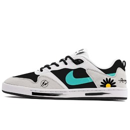 Nike Низкие, износостойкие, противоскользящие кроссовки для скейтбординга SB Alleyoop, мужские, черно-серые cj0882-100(team251-sb小雏菊） | black gray