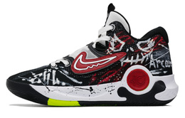 Nike Баскетбольные кроссовки KD Trey 5 X Demon's Eye Cushioning с низким верхом, противоскользящие и износостойкие, мужские, черно-красные dj7554-007（team241-恶魔之眼） | black red
