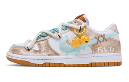 Nike Кроссовки для скейтбординга Dunk Orange Sugar Cube, износостойкие, легкие и дышащие, низкие, мужские, белые, коричневые fq6965-700（team365-橘子方糖） | white brown