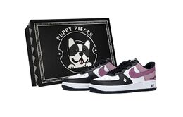 Nike Кроссовки Air Force 1 Delicate Raspberry, Special Shoe Box, с низким верхом, противоскользящие, мужские, белые, розовые dv0788-001(team85-玲珑树莓as-box) | white pink