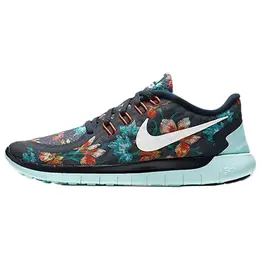 Nike Кроссовки Free 5.0 с антискользящим покрытием, износостойкие, низкие, мужские, черно-синие 724516-401 | black blue