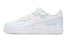 Nike Air Force 1 Air Force 1, симпатичные износостойкие низкие кроссовки для скейтбординга с рисунком щенка, мужские, светло-синие cw2288-111(team1171-可爱小狗） | light blue