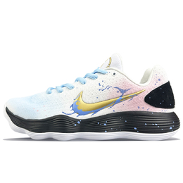 Nike Баскетбольные кроссовки Hyperdunk 2017 Low Top, мужские, сине-розовые hv1793-170(team40-梦幻泡影) | blue pink