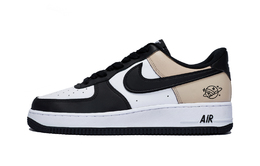 Nike Кроссовки Air Force 1 Puppy Fragment Low Top для скейтбординга, мужские, белые, коричневые dv0788-001(team85-灿若拿铁) | white