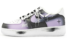 Nike Кроссовки Air Force 1 для скейтбординга, износостойкие, низкие, мужские, черные, фиолетовые cw2288-111(team1284-黑羽2) | black purple