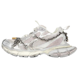 Низкие массивные кроссовки 3XL, мужские, серебристые Balenciaga, Silver 825622w3xpl9182 | silver