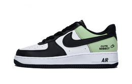 Nike Кроссовки Air Force 1 Radish Matcha Slip с низким верхом для скейтбординга, мужские, белые, зеленые dv0788-001(team85-莱菔抹茶) | white green