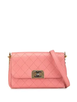 CHANEL Pre-Owned: Розовая сумка через плечо 