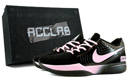 Nike Баскетбольные кроссовки Ja 2 с амортизацией, износостойкие, низкие, мужские, цвет: черный, розовый fd7327-003（team975-黑曜粉焰-礼盒） | black pink