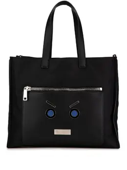 Fendi 2000-2010 Large Nylon Fendi Faces Tote satchel 28070429