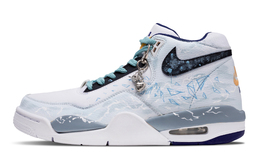 Nike Баскетбольные кроссовки Flight Legacy Star Floral с нескользящим покрытием, винтажные, среднего размера, светло-синие, мужские bq4212-102（team365-碎星） | light blue