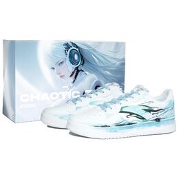 Anta Низкие кроссовки для скейтбординга с противоскользящим и износостойким покрытием, мужские, белые, зеленые, черные 912518001q-2（team197-青蛇魅影） | white green black