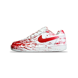 Nike Кроссовки для скейтбординга EBERNON Tower Rabbit Coexistence, износостойкие, антискользящие, низкие, мужские, красные, белые aq1775-100(team880-红毒液） | red white