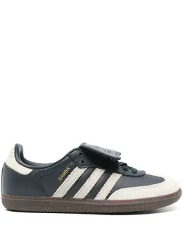 adidas: Голубые кроссовки  Samba