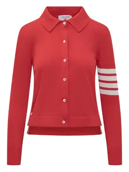 Thom Browne: Поло  4-Bar в полоску