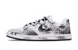 SB Alleyoop Through The Stars, легкие, нескользящие, износостойкие, низкие кроссовки для скейтбординга, мужские, черные Nike, Black cj0882-100(team420-贯穿星辰) | black