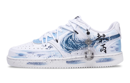 Nike Кроссовки Court Vision 1 Serpent Demon Pact Ao Bing с противоскользящим покрытием, износостойкие, низкие, мужские, для скейтбординга, синие, белые dh2987-101(team73-灵魔之契 敖丙) | blue white