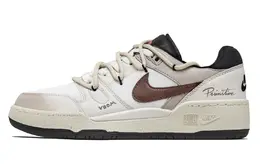 Nike Кроссовки для скейтбординга Full Force Six Eight, цвет мокко Mystic Realm, износостойкие, низкие, мужские, белые, коричневые fb1362-101(team901-男款摩卡秘境) | white brown