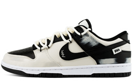 Nike Кроссовки для скейтбординга Dunk Retro'Black, износостойкие, увеличивающие рост, низкие, мужские, бежево-черные dd1391-100(team349-灰影漫迹) | beige black