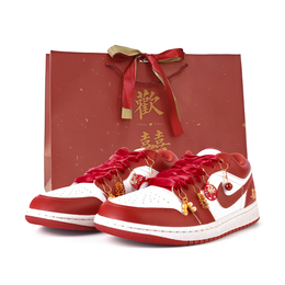 Jordan Баскетбольные кроссовки Air 1 Love's Promise с антискользящим покрытием, износостойкие, низкие, винтажные, мужские, белые, красные fj3459-160(team676-爱之诺) | white red