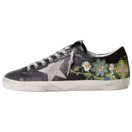 Кроссовки для скейтбординга YIYANGQIANXI x Super Star Low Top, мужские, черные Golden Goose, Black gmf00101.f007601.90496 | black