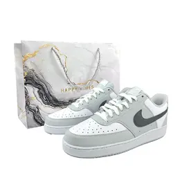 Кроссовки для скейтбординга Court Vision Low Top, мужские, светло-серые Nike, Light Gray hm9862-002（team865-酷灰sbox） | light gray