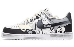 Nike Кроссовки для скейтбординга Court Vision, мужские, низкие, белые/черные dh2987-101(team256-竹林熊猫) | black