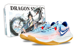 Nike Баскетбольные кроссовки Precision 6, низкие, мужские, синие/розовые hv1796-141(team257-海岸线n-box) | blue pink