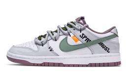 Nike Кроссовки для скейтбординга Dunk Grape Milk Green, нескользящие, легкие и дышащие, светло-серые, мужские dv0833-112(team960-葡萄奶绿) | light gray