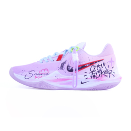 Nike Баскетбольные кроссовки Precision 6 Minced Purple Taro Powder с амортизацией, износостойкие, низкие, мужские, белые, розовые, фиолетовые dd9535-100(team620-绵紫芋粉) | white purple pink