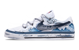 Nike Кроссовки для скейтбординга Court Legacy, мужские, низкие, белые, синие dh3162-100(team691-山有云间) | blue white