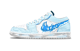 Баскетбольные кроссовки Air 1 Low Top Vintage, мужские, цвет Glacier Blue Jordan, Glacier Blue fq7687-300(team1151-江浸月) | glacier blue