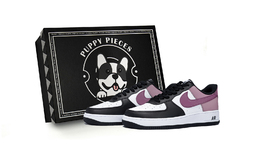 Nike Фрагмент Air Force 1 Puppy, специальные низкие кроссовки для скейтборда, мужские, белые dv0788-001(team85-斑斓树莓as-box) | white