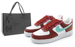 Nike Кроссовки Air Force 1 для скейтбординга, износостойкие, низкие, мужские, красные, белые cw2288-111(team1284-摩登时代 s) | red white