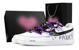 Nike Кроссовки для скейтборда Court Vision 1 Future Twilight с антискользящим покрытием, износостойкие, мужские, светло-фиолетовые dh2987-101(team1171-未来暮色-礼盒） | light purple