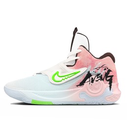 Nike Баскетбольные кроссовки KD Trey 5 X с низким верхом, устойчивые к истиранию, мужские, сине-розовые dj7554-014(team153-信仰之跃) | blue pink