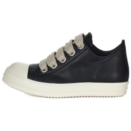 Rick Owens /RO Кроссовки для скейтбординга Hollywood Jumbolaced Low Top, мужские, черные ru01e5893lcow2-911 | original shoe box included