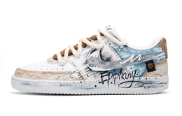 Nike Кроссовки Court Vision 1 для скейтбординга, износостойкие, белые, коричневые dh2987-101(team516-蚀墨) | white brown