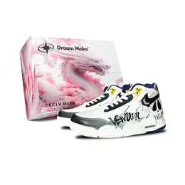 Nike Баскетбольные кроссовки Flight Legacy Vintage, мужские, среднего размера, желтые bq4212-102(team240-毒液守护-box) | white