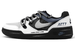 Nike Кроссовки для скейтбординга Full Force Low SHZ Shadow Abyss Infinity, износостойкие, мужские, черные, серые, синие fb1362-101(team1193-影渊无界) | black gray blue