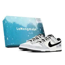 Nike Кроссовки для скейтбординга Dunk Lemon Joy, износостойкие, серо-белые, мужские dd1391-100(team778-沙暴s-box) | gray white