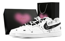 Nike Кроссовки Court Vision 1 для скейтбординга, износостойкие, низкие, мужские, черные dh2987-101(team1171-魔方世界-礼盒） | black